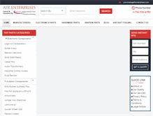Tablet Screenshot of afrenterprises.com